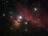 Flame and Horsehead Nebulae